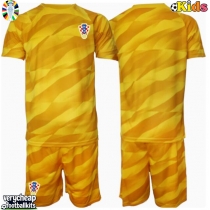 Croatia Goalkeeper Replica Home Minikit Euro 2024 Short Sleeve (+ pants)